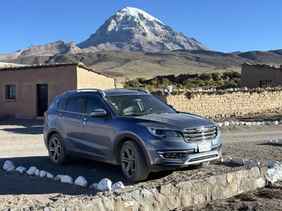 The Jetour SUV in Sajama National Park